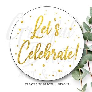 Let’s Celebrate!- 2" (inches) (48ct.)  [GD113-48]